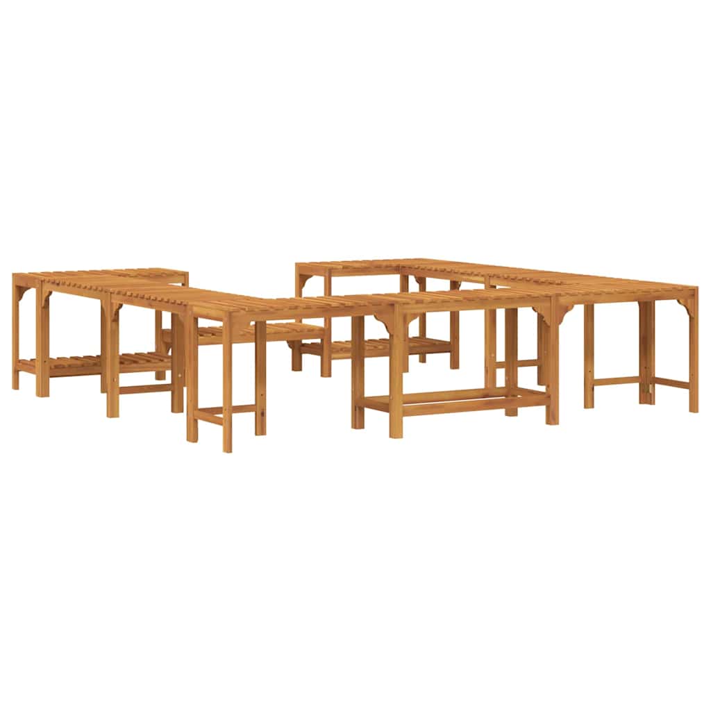 Hot Tub Omgeving Bruin 230 X 230 Cm Massief Acaciahout