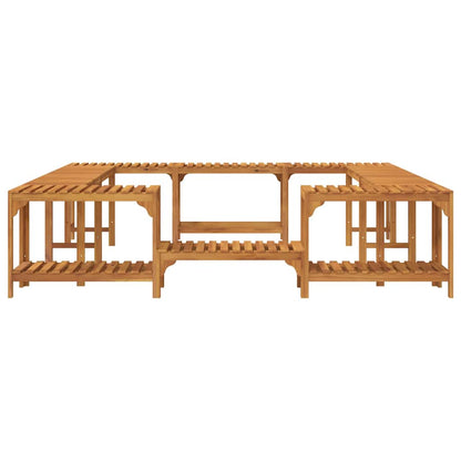 Hot Tub Omgeving Bruin 230 X 230 Cm Massief Acaciahout