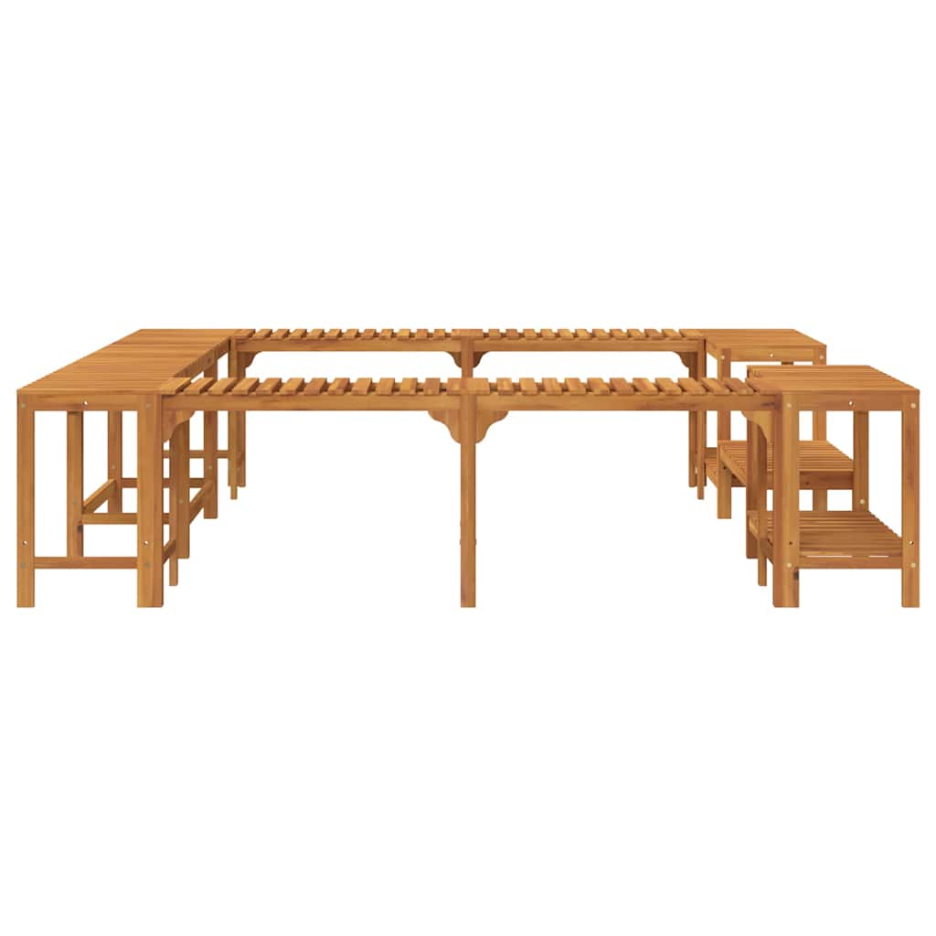 Hot Tub Omgeving Bruin 230 X 230 Cm Massief Acaciahout