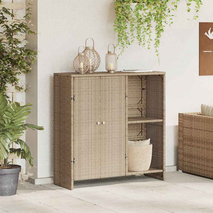Opbergkast Met Opslag 100 X 36 X 102 Cm Rattan