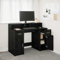 Bureau Met Led-Verlichting Hout Kleur
