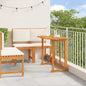 Tuin Bistro Set 3 Pcs Bruin Massief Acaciahout