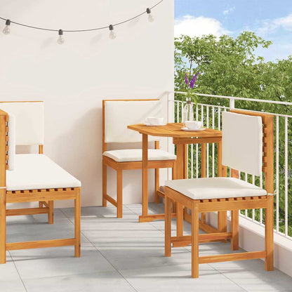 Tuin Bistro Set 3 Pcs Bruin Massief Acaciahout