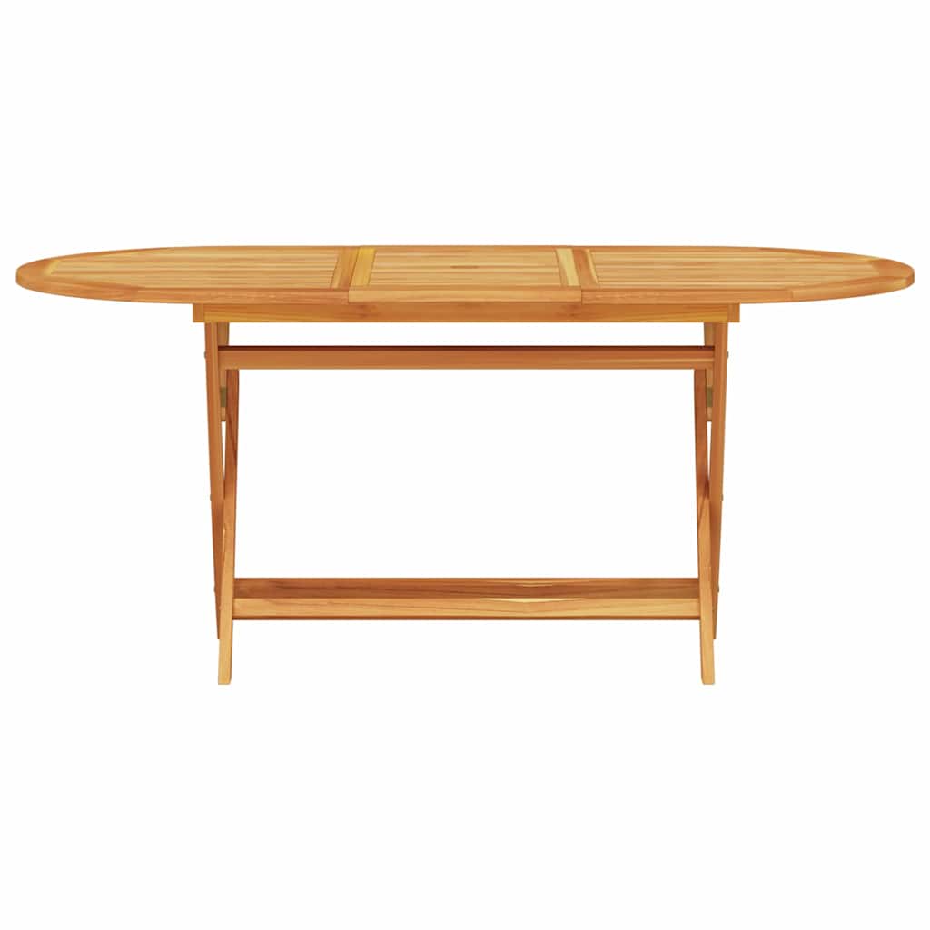 Tuin Eetset 5 Pcs Bruin Massief Acaciahout