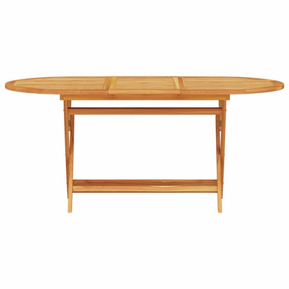 Tuin Eetset 5 Pcs Bruin Massief Acaciahout