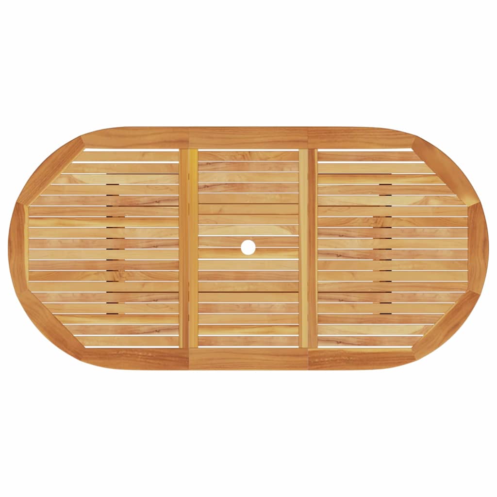 Tuin Eetset 5 Pcs Bruin Massief Acaciahout