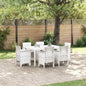 Tuin Eetset 7 Pcs Polt Riet