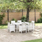 Tuin Eetset 7 Pcs Polt Riet