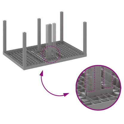 Tuin Eetset 7 Pcs Polt Riet