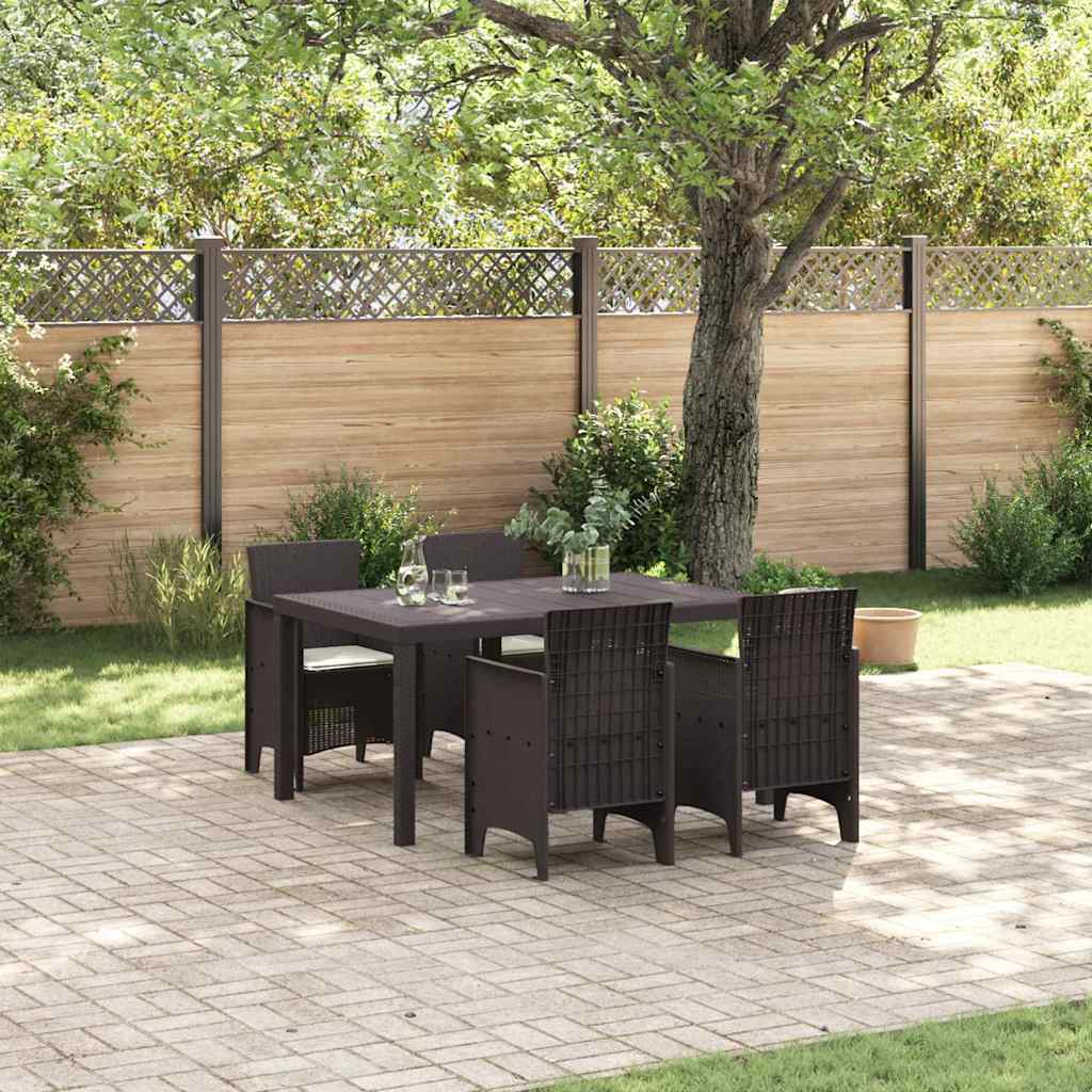 Tuin Eetset 7 Pcs Polt Riet