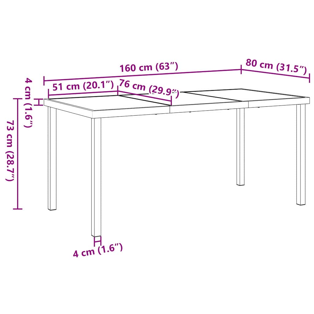 Tuin Eetset Met Kussen 5 Pcs Poly Riet