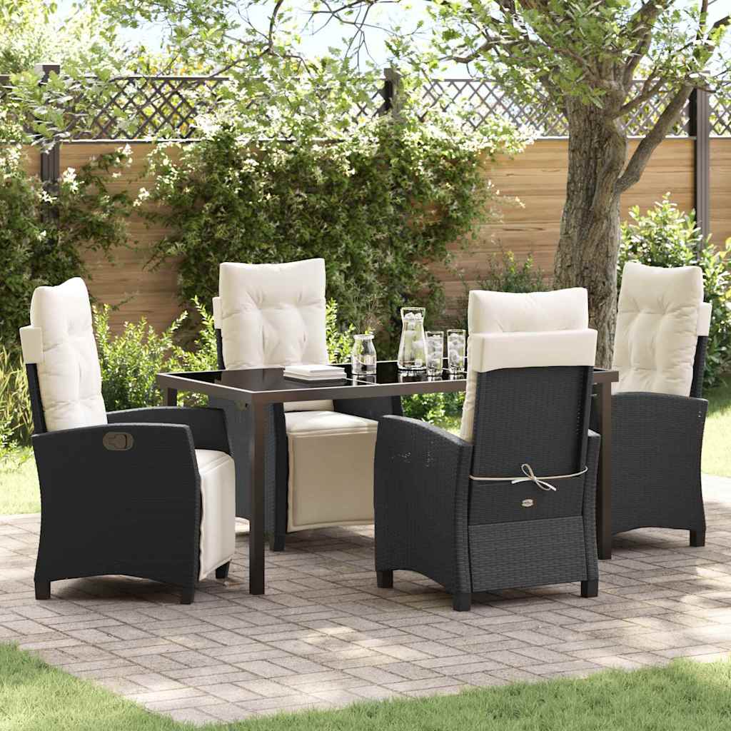 Tuin Eetset 3 Pcs Poly Rattan