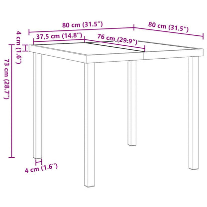 Tuin Eetset 3 Pcs Poly Rattan