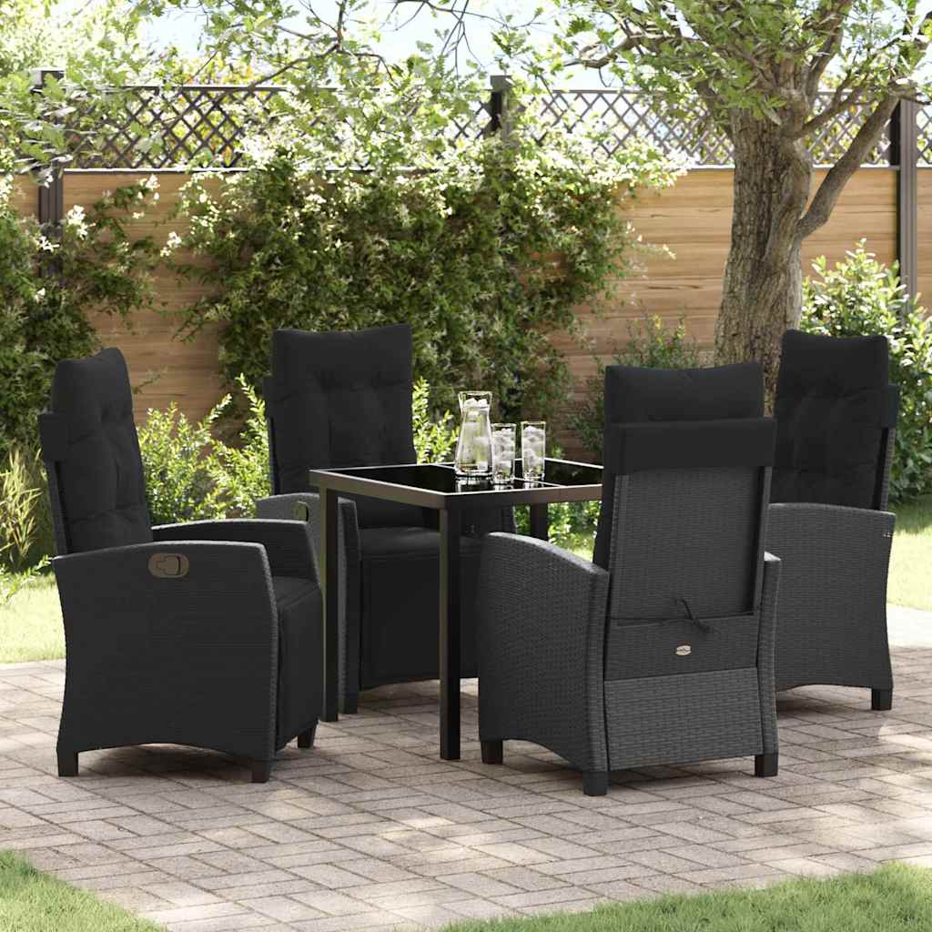 Tuin Eetset 3 Pcs Poly Rattan