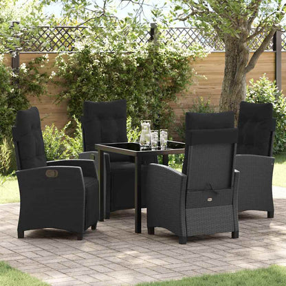 Tuin Eetset 3 Pcs Poly Rattan
