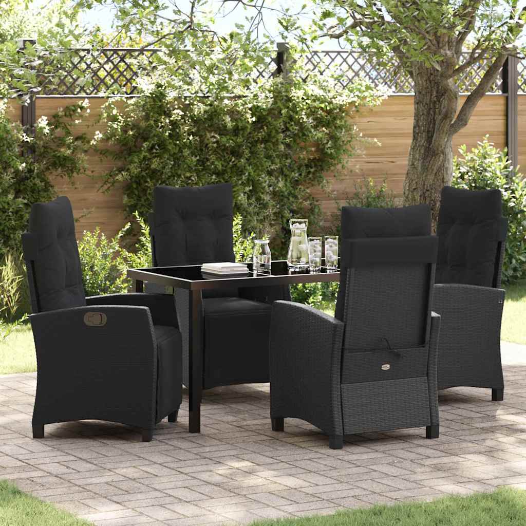 Tuin Eetset 3 Pcs Poly Rattan
