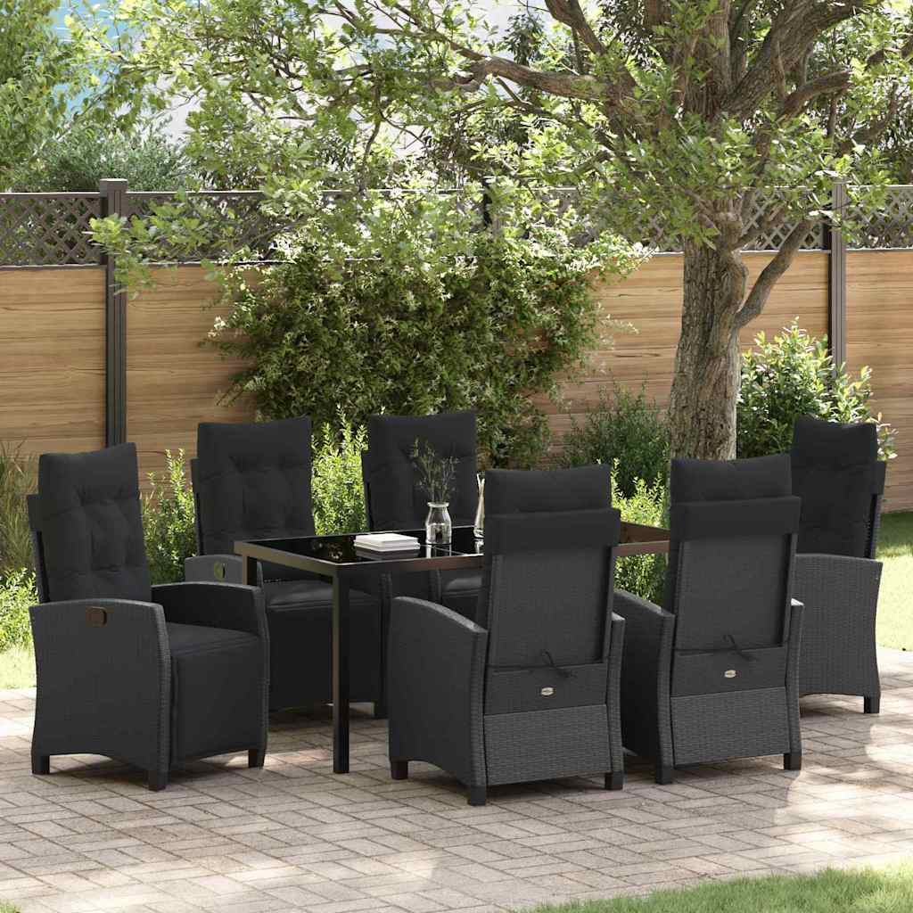 Tuin Eetset 3 Pcs Poly Rattan