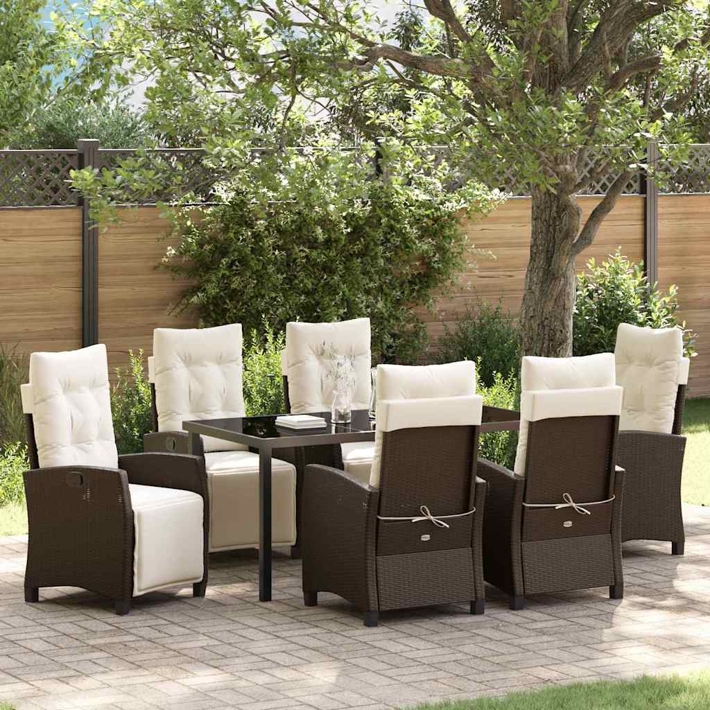 Tuin Eetset 3 Pcs Poly Rattan