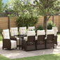Tuin Eetset 3 Pcs Poly Rattan