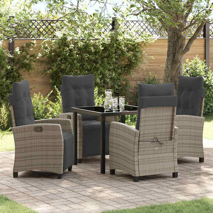 Tuin Eetset 3 Pcs Poly Rattan