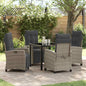Tuin Eetset 3 Pcs Poly Rattan