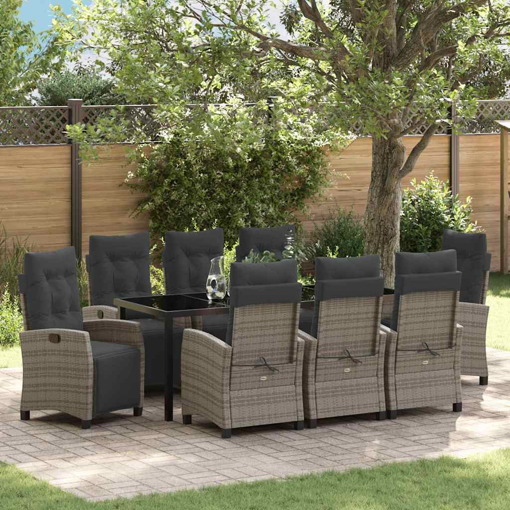Tuin Eetset 3 Pcs Poly Rattan
