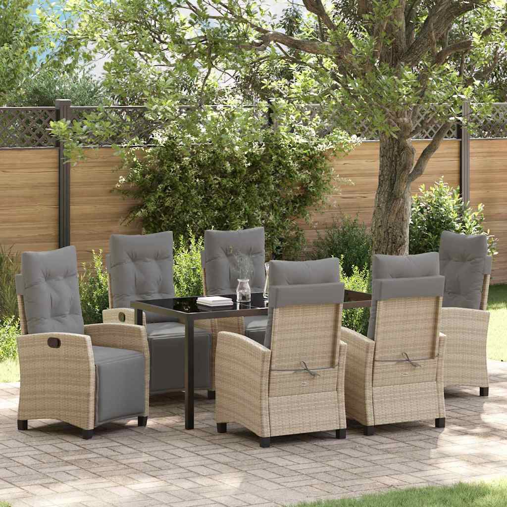 Tuin Eetset 3 Pcs Poly Rattan