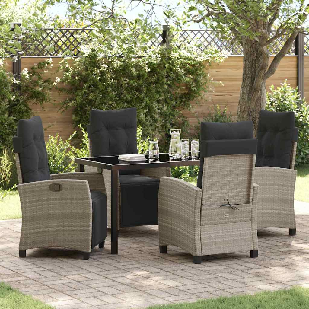 Tuin Eetset 3 Pcs Poly Rattan
