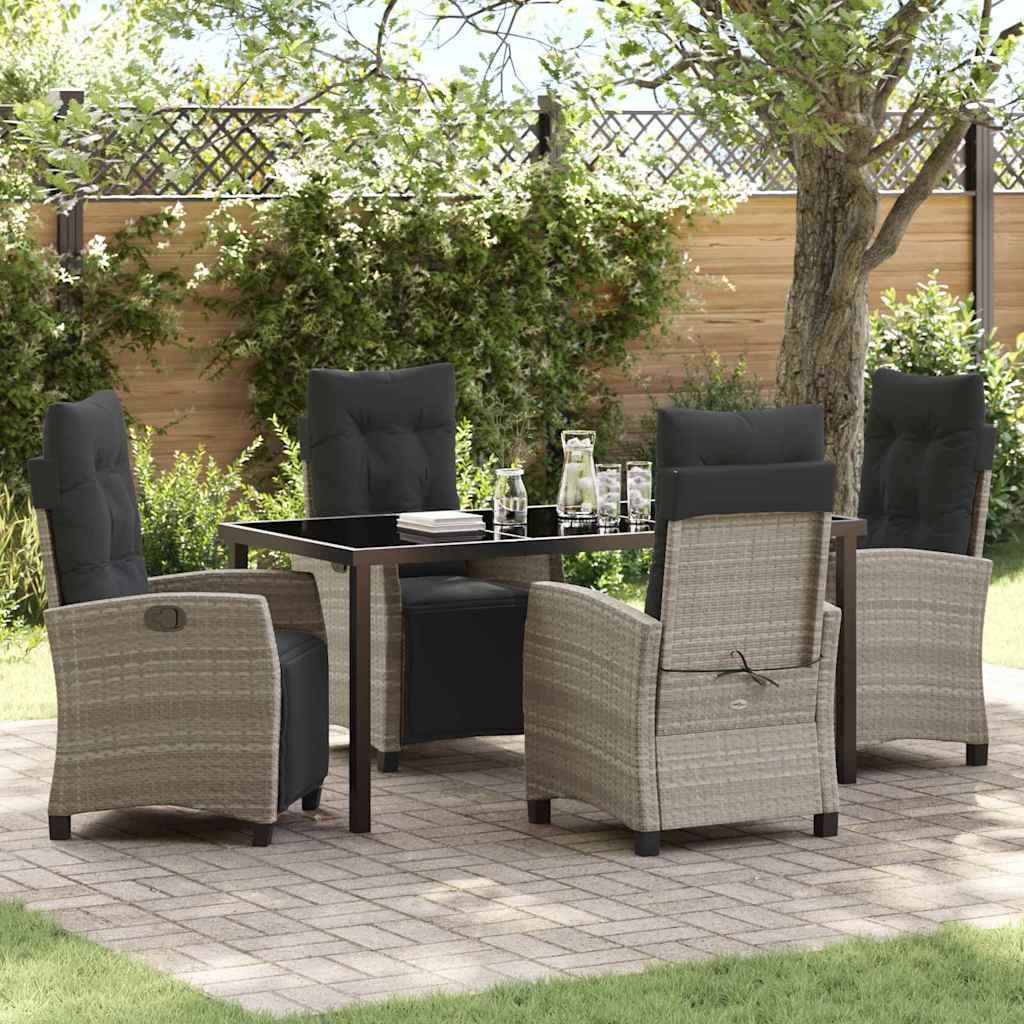 Tuin Eetset 3 Pcs Poly Rattan