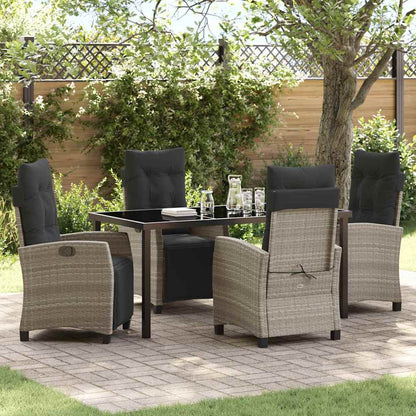 Tuin Eetset 3 Pcs Poly Rattan