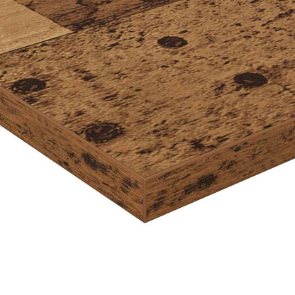 Boekenplank Bord 4 Pcs Bruin Bewerkt Hout Oud Hout
