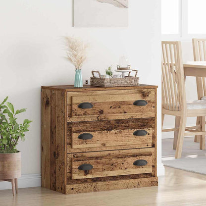 Dressoir 70X35,5X67,5 Cm Bewerkt Hout