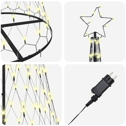 Led Kerstboom Met 290 Led Metaal