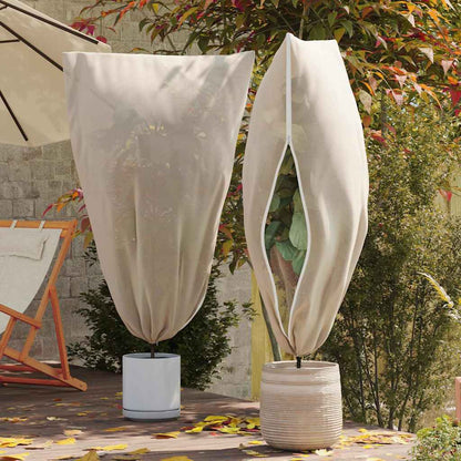 Plantenhoezen Met Ritssluiting 70 G/M² 1X1,55 M Beige