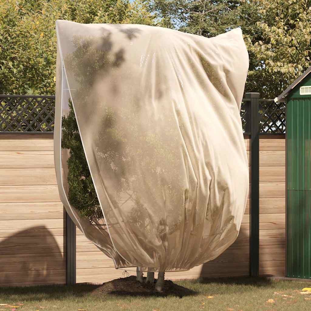 Plantenhoezen Met Ritssluiting 70 G/M² 1X1,55 M Beige