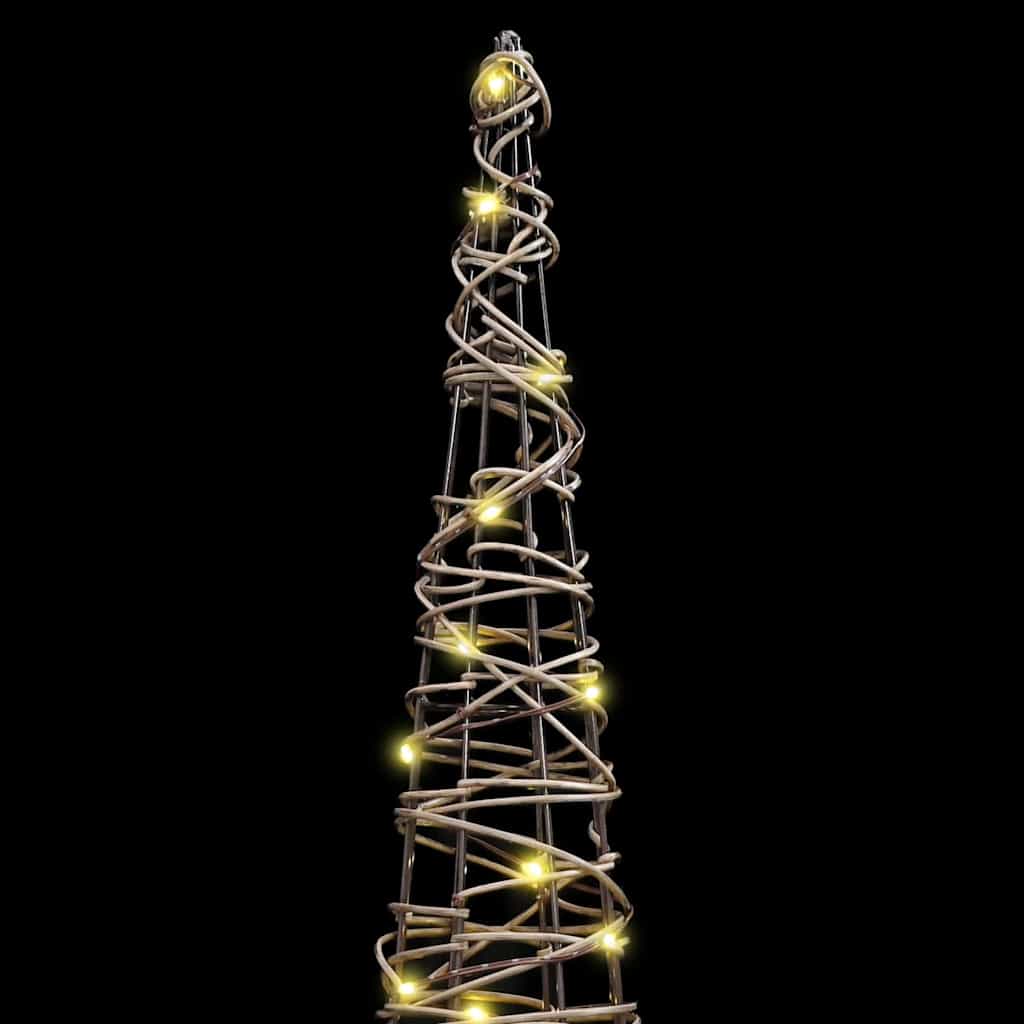 Kerstboom Met 90 Led 3 Pcs Warmwit 20 X 20 X 80 Cm