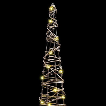 Kerstboom Met 90 Led 3 Pcs Warmwit 20 X 20 X 80 Cm