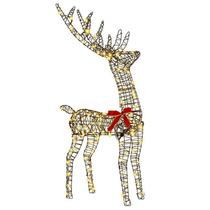 Rendier Familie 3 Pcs Warmwit 67 X 26 X 127 Cm