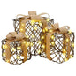 Cadeau Doos Met 60 Led 3 Pcs Warmwit 20 X 20 X 20 Cm Pet