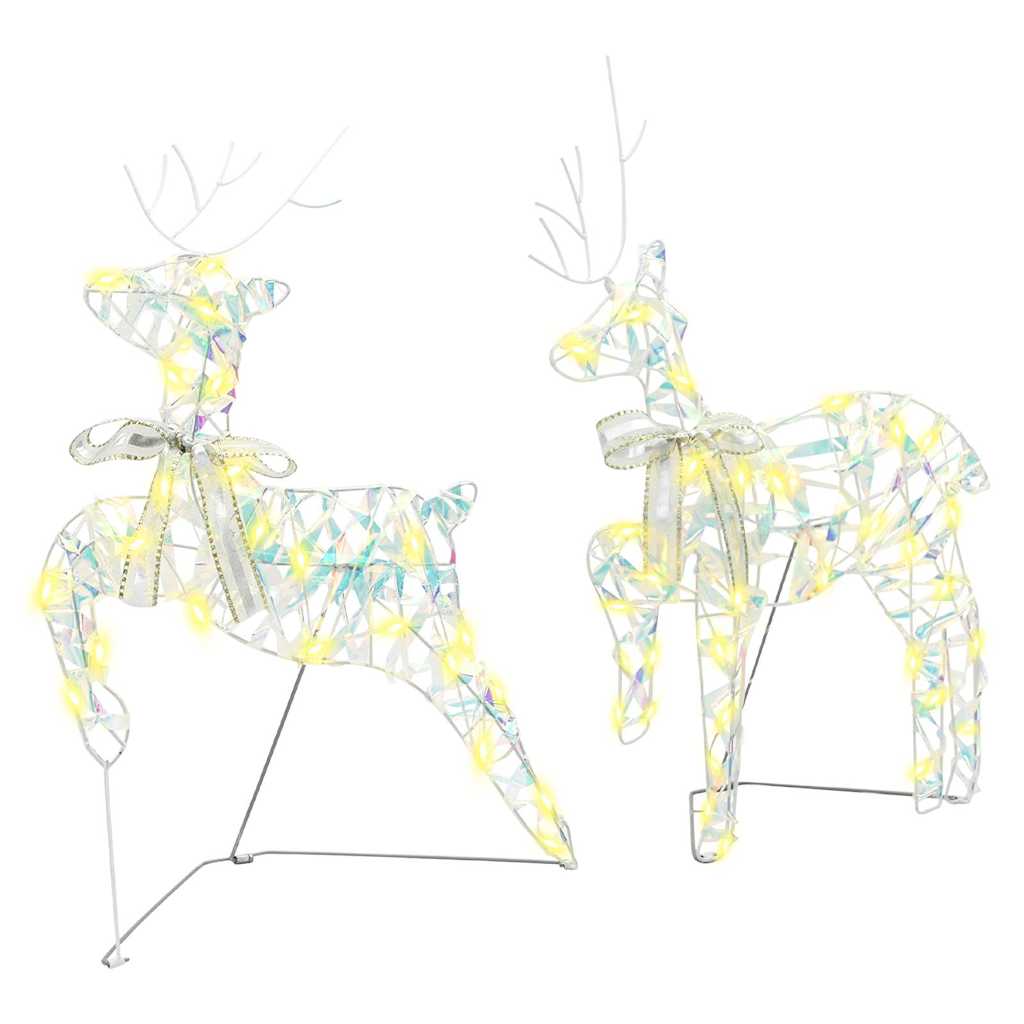 Led Rendieren Met 60 Led 3 Pcs Warmwit