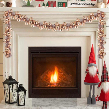 Kerstbal Guirlande 186 Cm Polystyreen