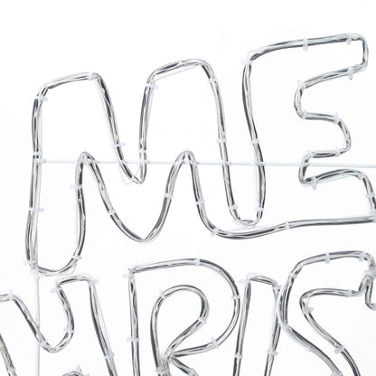 Kerstbord Met 240 Led Multikleur 100 X 50 Cm Pvc