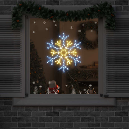 Kerstsneeuwvlok Met 180 Led Warmwit 56 X 49 X 0.7 Cm Pvc