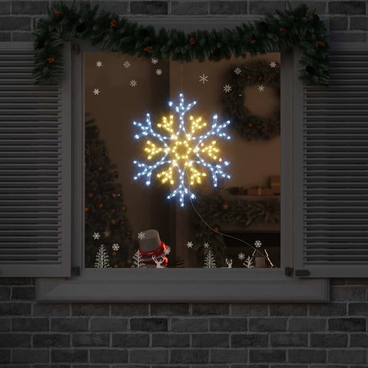 Kerstsneeuwvlok Met 180 Led Warmwit 56 X 49 X 0.7 Cm Pvc