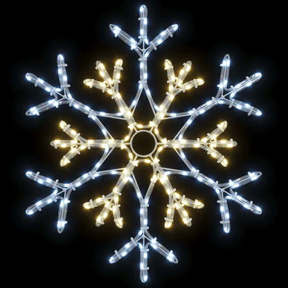 Kerstsneeuwvlok Met 180 Led Warmwit 56 X 49 X 0.7 Cm Pvc