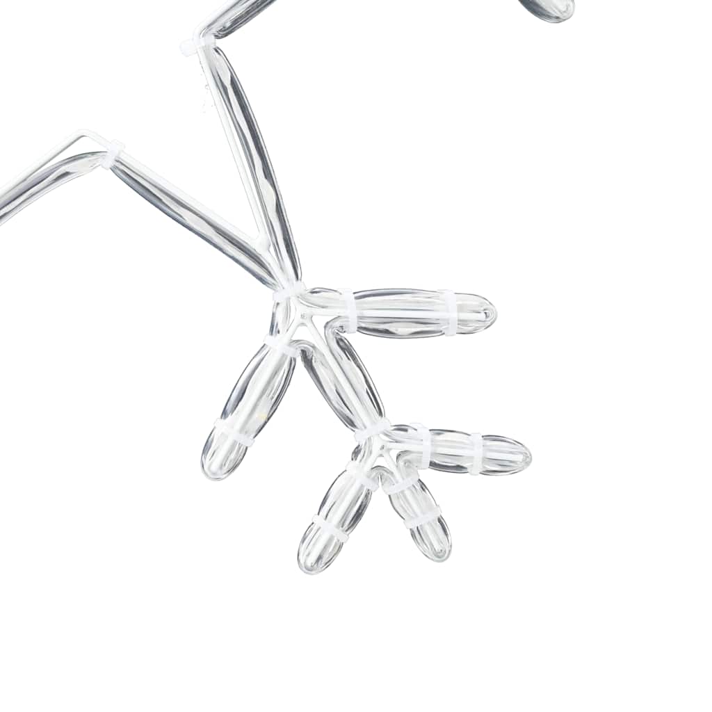 Kerstsneeuwvlok Met 252 Led Warmwit 45 X 38 Cm Pvc