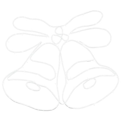 Kerstbel Met 144 Led Multikleur 56 X 46 Cm Pvc