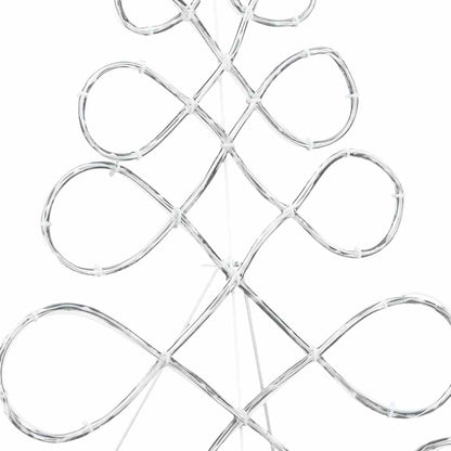 Kerstboomvormige Lamp Met 144 Led Multikleur 80 X 56 Cm Pvc