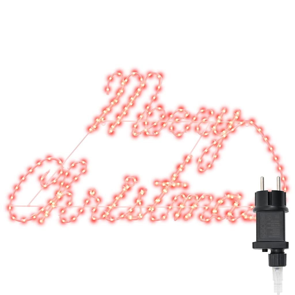 Kerstbord Met 216 Led Rood 99 X 55 X 13 Cm Ijzer