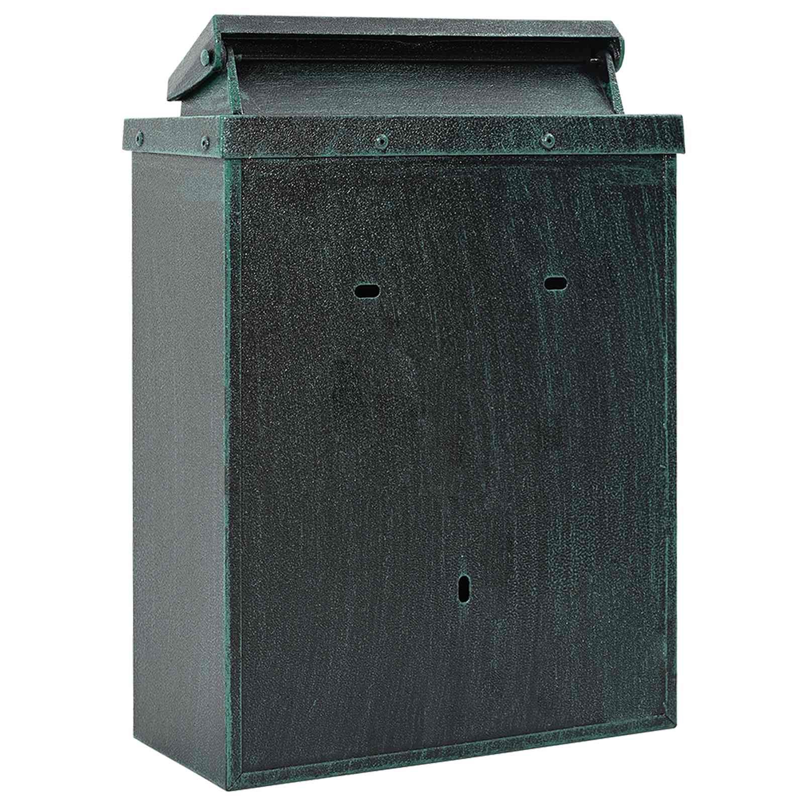 Wandgemonteerde Brievenbus Met Opslag 29 X 13 X 41 Cm